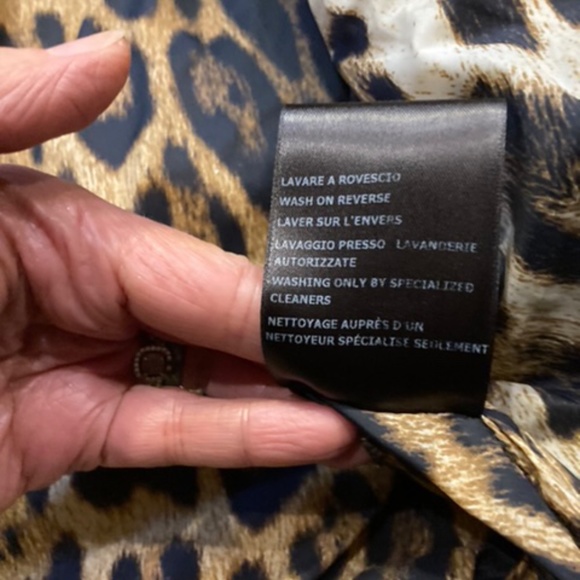 Roberto Cavalli Brown Down Puffer Jacket - Size XS-S - Picture 7 of 10